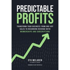 (영문도서) Predictable Profits: Transform Your Business from One-Off Sales to Recurring Re... Hardcover, Hay House Business, English, 9781401977788
