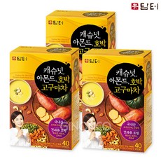 담터 캐슈넛아몬드호박고구마차, 18g, 40개입, 3개