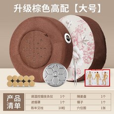 쑥 좌훈방 가정용 훈증 프리미엄 좌훈기 좌식 찜질, 브라운 라지 +뜸쑥10