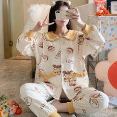 긴팔 파자마 산욕기룩 여름 소매 빅사이즈 임부 산모 산후 봄가을 타입