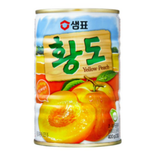 샘표 황도 통조림, 400g, 12개