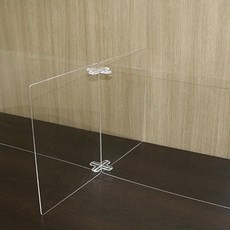 NBW963213 부산상사 투명 가림막 4인 아크릴 칸막이 간편