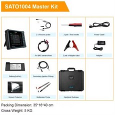 2022 Micsig 디지털 태블릿 오실로스코프 SATO1004 업그레이드 ATO1104 100MHz 4CH 오실로스코프 자동차 진단 터치 스크린, AU