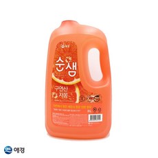 3L 1EA 자몽 주방용세제설거지용품주방세정제다용도세제과일세척제리필세제고농축집들이선물 구연산 용기 순샘 주방세제, 1개