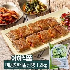 아하식품 매콤한 메밀전병 1.2kg, 1개