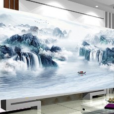 와이유 십자수 산수화 2020신모델 다이아몬드는 중풍경화 점보 부착, 【원석드릴】120*60cm작은 그림 보내기