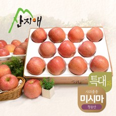 산지애 알뜰 못난이사과(특대) 4kg 2box 당도선별 청송산 미시마, 2개