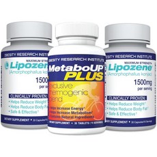 Lipozene 리포젠 체중 감량 알약 2병에 30캡슐씩 30병 메타보업 플러스