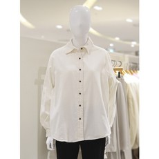 ab.f.z [ab.f.z] 잔골덴 단추 카라 언발 셔츠 (KSY5QB32G)