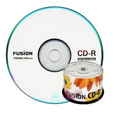 [Fusion] CD-R 52배속 700MB [케익/50매], 1개