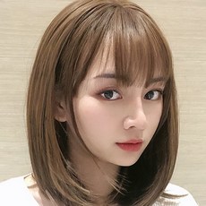 여성 가발 통가발 패션Y1, 개, 브라운