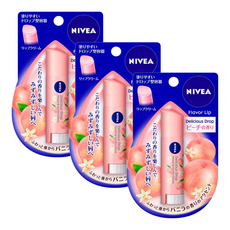니베아 립밤 복숭아 x3개, 단품, 3개