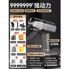 고양이털 강아지털 청소기 차내 소형차미니 강력 핸디형 무선 첨부 카 청소기초흡인차, 3. [9999999R 폭발형 흡입] 스테인리스 스틸