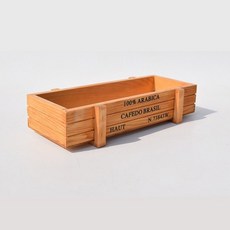 디자인 다육이 미니 화분 고기 나무 상자 식료품 보관함 빈티지 원목 분류 목재 1, 22.7cmx10cmx4.8cm, Pine Vintage, 1개