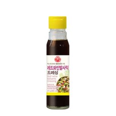 오뚜기 레드와인 발사믹드레싱, 210g, 1개