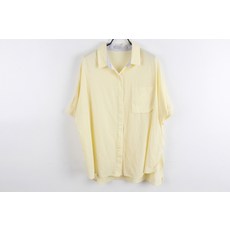 (STEFANEL)스테파넬 면 혼합 레모나 가오리 핏 언발 카라 셔츠(FREE)