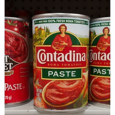 Contadina 콘타디나 로마 토마토 페이스트 소스 Roma Tomatoes Paste 170g 8팩