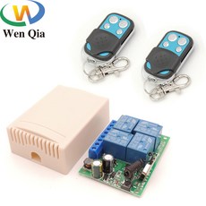 (무료배송)에어컨리모컨 AC 85V ~ 220V 10Amp 2200W 4CH 433MHz rf 원격 제어 스위치 무선 릴레이 수신기 컨트롤러, 02_1RC 2B