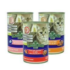 CP클래식펫 고양이캔 3종 택 /고양이캔간식, 400g, 1개, 참치