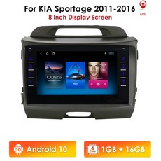 2G + 32G 안드로이드 10 자동차 라디오 멀티미디어 비디오 플레이어 네비게이션 GPS 2 din For KIA Sportag, 01 8INCH 1G 16G_03 미국