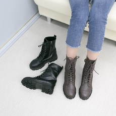 레이스업워커소가죽