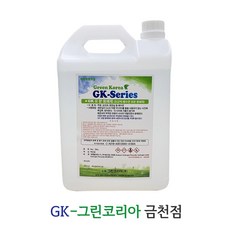 GK그린코리아 유분용해제(산업용) 배수구클리너 음식물 고기기름 녹임 용해 기름때 동물성기름 배관막힘, 4kg, 1개
