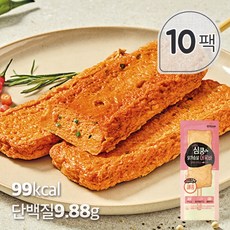 [꼬꼬빌] 심쿵 닭가슴살 어묵바 매콤한맛 70g x 10팩, 심쿵어묵바 매콤한맛 70g 10팩, 10개