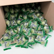 롯데제과 청포도 캔디 간식용 미니 사탕 x100개(개별포장)