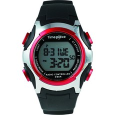 [타임 피스] Time Piece 시계 전파 시계 솔라 (듀얼 파워) 디지털 TPW-001RD
