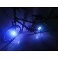 여유공간 자전거휠라이트 USB충전형 LED충전라이트, 1개