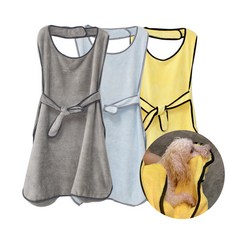 반려동물 목욕수건 용품 고양이 강아지 목욕 수건, 레몬 옐로우, 1개