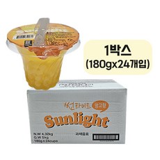 썬라이트 컵젤리 망고향 180ml x 24개입 (한박스), 24개