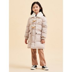 빈폴 키즈 빈폴 BEANPO르 LE KIDS 여아 더플코트형 덕다운 롱패딩 아이보리 BI3938G020