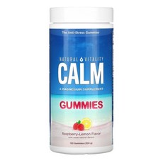 네츄럴 바이탈리티 캄 마그네슘 라즈베리 레몬 맛 120구미 / Natural Vitality Calm Magnesium, 1개, 120정