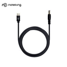 USB-C TO DC 외경 5.5 내경 2.1 65W 노트북 충전 젠더 C-6, 1개, 1.5mm