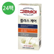 그린비아 플러스케어 깔끔한맛 200ml x 24팩, 24개