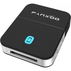 Fanxoo DockPro 30 핀 Bluetooth 50 어댑터 Bose Sounddock 용 핀번개 iPhone iPod 도킹 스테이션과 호환 가능, Black, 1개