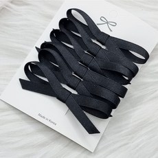 에떼리본 세틴리본발레 집게핀6P 발레코어 리본 헤어핀 H103
