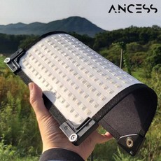 안세스 Ancess45W + 삼각스탠드 자연광 개인방송 촬영조명 방송조명 네일 메이크업 뷰티 촬열 휴대용 카메라 조명, 1개