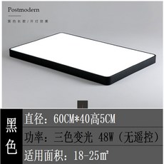 북유럽 디자인 LED 천장 비츠 조명 거실등 방등 실링라이트, 그레이 65 * 43CM 48W 3 색