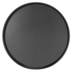등급 주방 베이킹 트레이 라운드 케이크 팬 딥 디쉬 하드 코팅 마이크로파 크리스퍼, 1. black, 1개