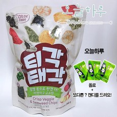 티각태각 부각믹스 240g 김부각 다시마부각 비트 연근 고구마 건강한 주전부리 폴라사탕 증정