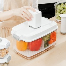 몽벨레 진공 밀폐용기 친환경 젖병용 소재 열탕소독 가능 용기단품, 4.5L (진공펌프 별도구매), 1개