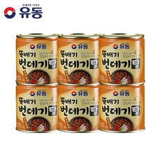 유동 뚝배기 번데기탕 (구수한맛) 280g, 6개