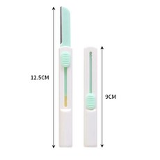 휴대용 개폐식 마이크로 눈썹 면도기 얼굴 트리머 블레이드 스테인리스 스틸 안전 메이크업 도구 신제품, 1개