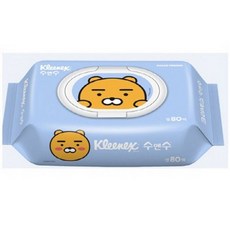 크리넥스수앤수카카오프렌즈물티슈(캡형80매_라이언) 핫딜, 단일상품(MJF5461)