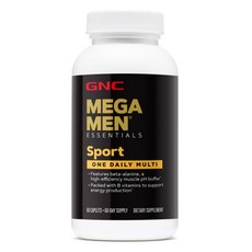 GNC MEGA MEN 스포츠 원 데일리 멀티비타민 60정, 60캡슐, 1개