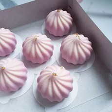 모양틀 6작은바구니 나선형 무스 실리콘 몰드 법식 디저트 DIY베이킹 이탈리아 테르펜, T04-6리아 난 참외 직경 7.5* 높이 3.5cm