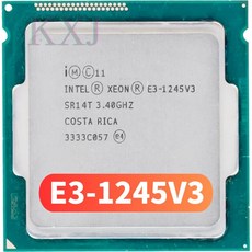 인텔 제온 E3-1245v3 E3 1245v3 E3 1245 v3 3.4 GHz 중고 쿼드 코어 8 스레드 CPU 프로세서 8M 84W LGA 1150