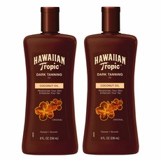 Hawaiian Tropic Dark Tanning Sun Care Moisturizing Oil 다크 태닝 썬 케어 오일트윈 팩